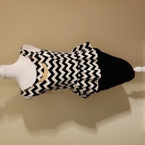 Bongo black and white dress size medium